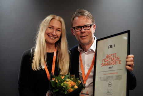 Årets Insamlare - Företagssamarbete. Foto: Johanna Lingaas Türk